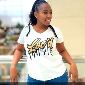 100% Cotton White T-shirt. Available in Crew Neck and V-Neck. NWOT